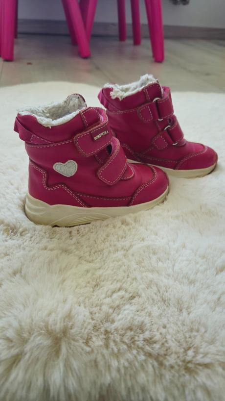 Kožené zimné dievčenské čizmičky, protetika,21