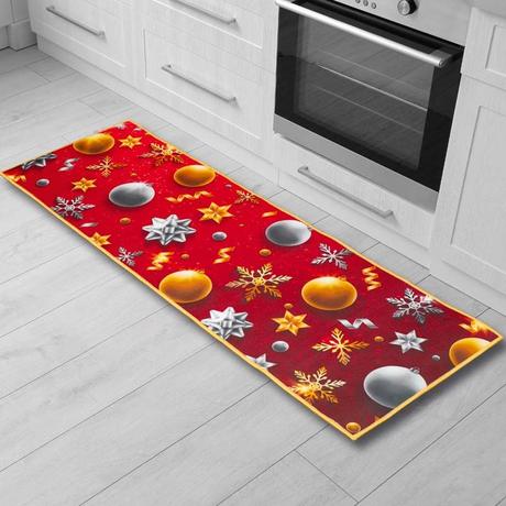 Vianočný koberec - behúň,