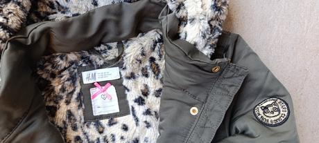 Zimná parka, h&m,128