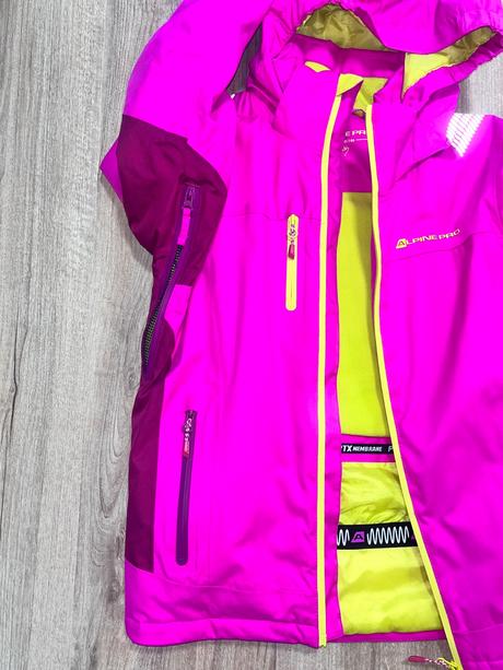 Kvalitna membránova bunda top, alpine pro,146