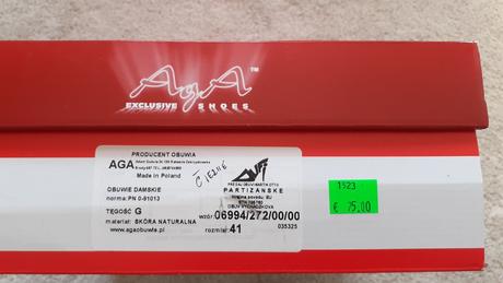 Elegantne kozene topanky, ara,41