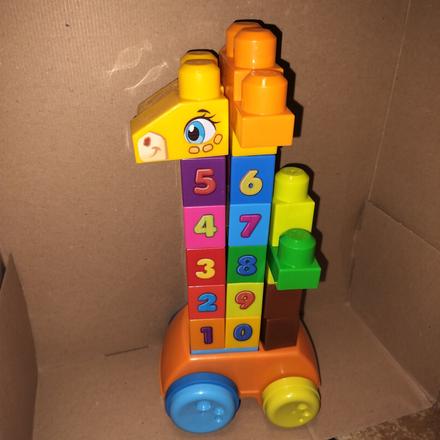 Mega bloks žirafa čísla,