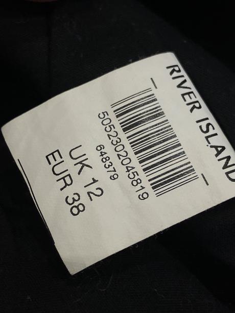Dámsky koženkový kabát river island (38), river island,m