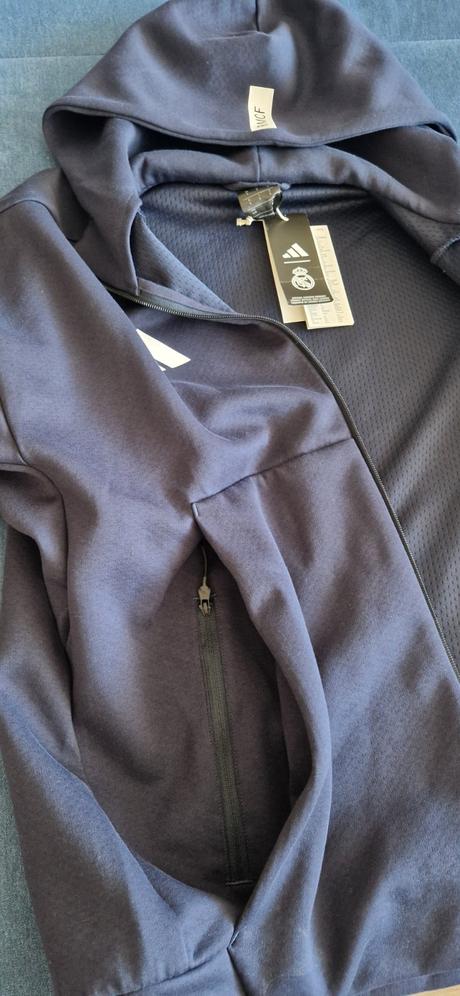 Pánska bunda adidas zne - orig (real madrid),veľ.l, adidas,l