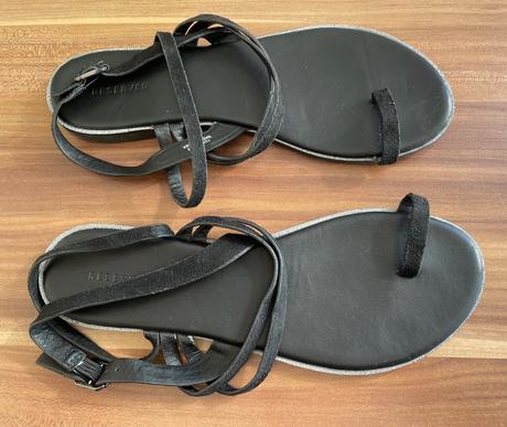 Cierne sandalky reserved, reserved,38