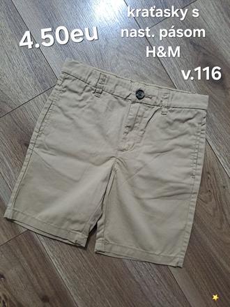 Kraťasky h&m, h&m,116