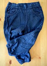 Podšité dievčenské rifle s vreckami, h&m,92