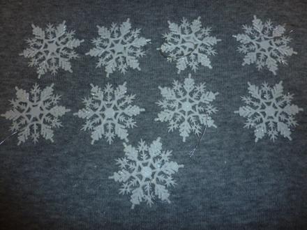 Ozdoba na vianočný stromček snehová vločka,