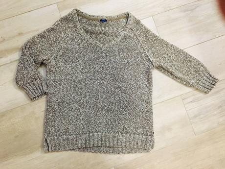 Krásny melírovaný sveter, xl