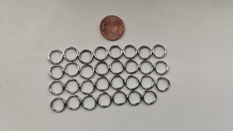Kovové krúžky 31 ks, 