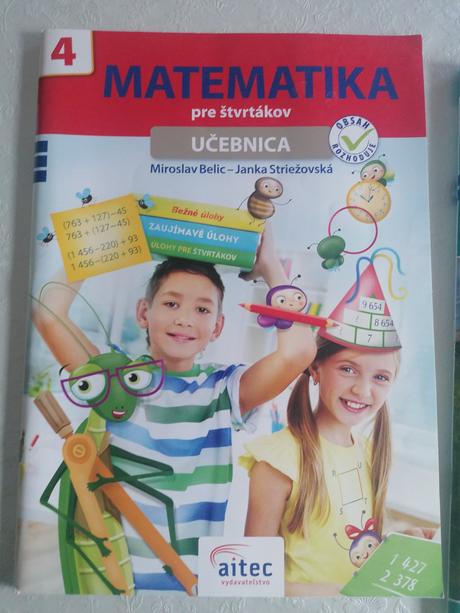Matematika pre štvrtákov učebnica, 