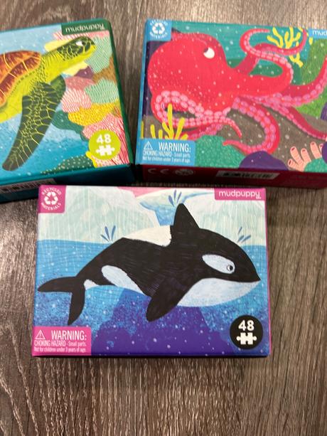 Mudpuppy detske puzzle - morske zvierata,