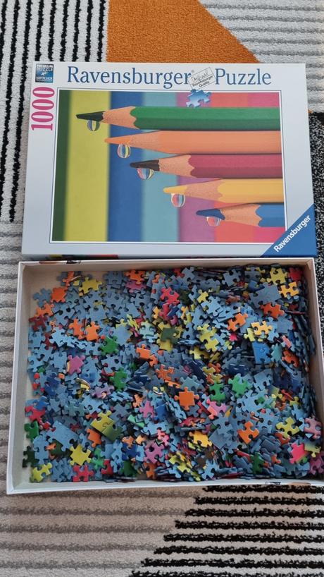 Puzzle farebné ceruzky 1000 ks, 