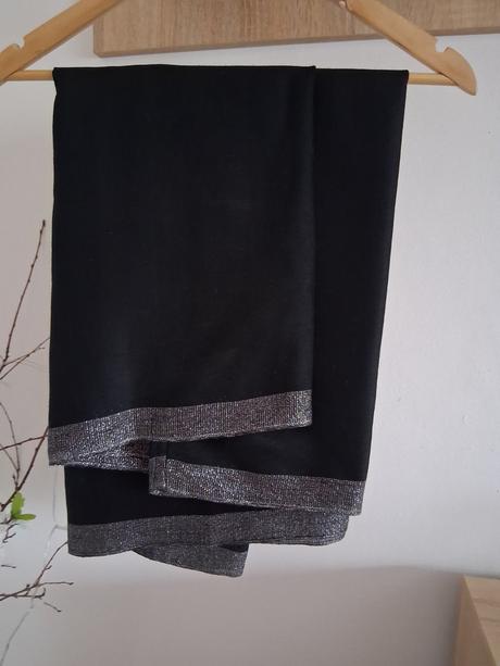 Čierno-strieborna šatka/tunel, terranova