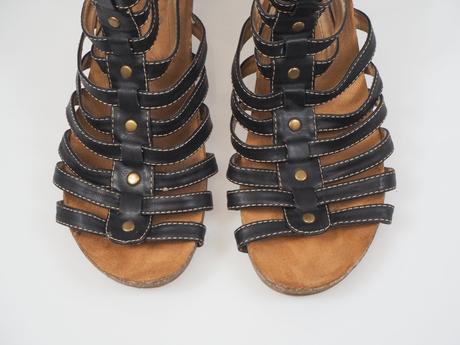 Kvalitné kožené sandále pia corsini, 41