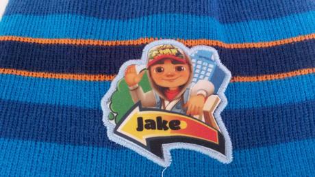 Pletena ciapka a rukavicky - subway surfers ,