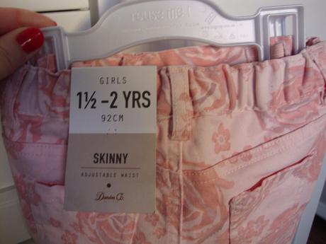 Rifle nenosené slimm fit, primark,92