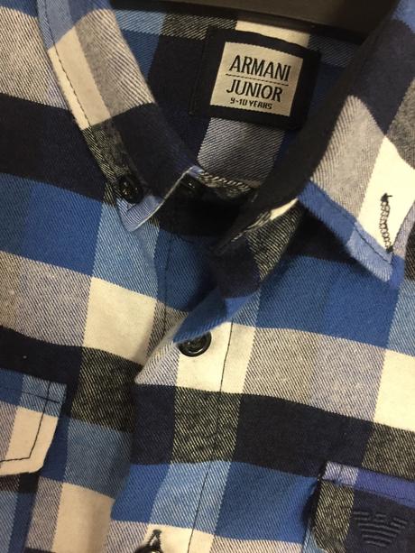 Flanelova košeľa, armani,134