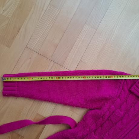 Pletený tmavoružový sveter č.146, 146