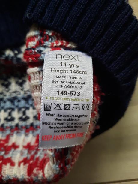 Vianočný sveter vlnený, next,146