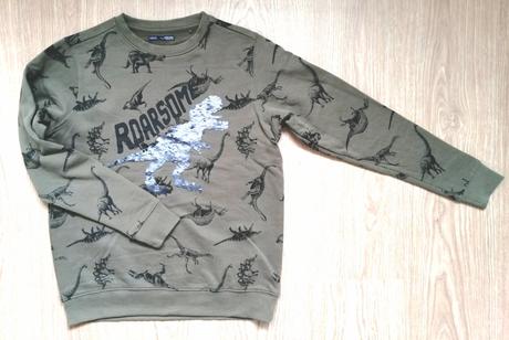 Mikina next s dinosaurami, veľ. 152, nenosená, next,152