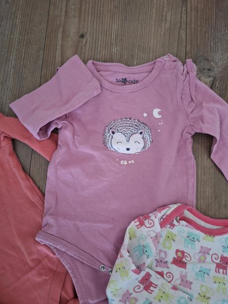 6 krat tricko/body s dlhym rukavom 80, lupilu,80