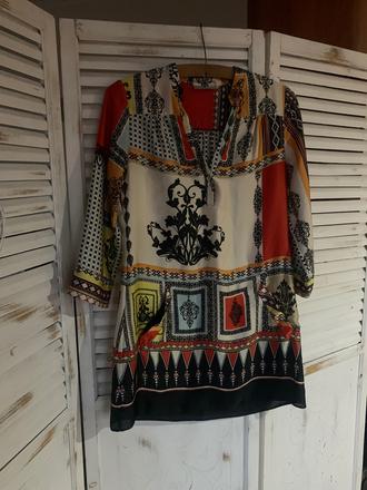 Krásna pestrá tunika, wallis,s