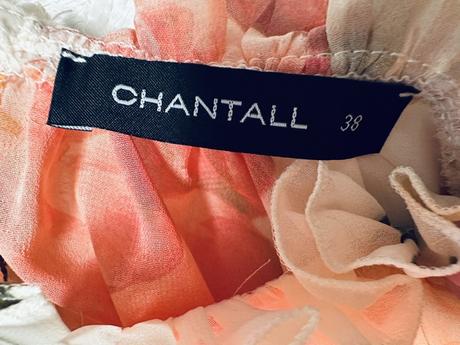 Asymetrické letné šaty s ružami zn. chantall, chantall,38 / l / m