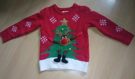 Vianočný svetrík rudolf, f&f,116