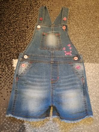 Krátke rifľové nohavice na traky, george,80