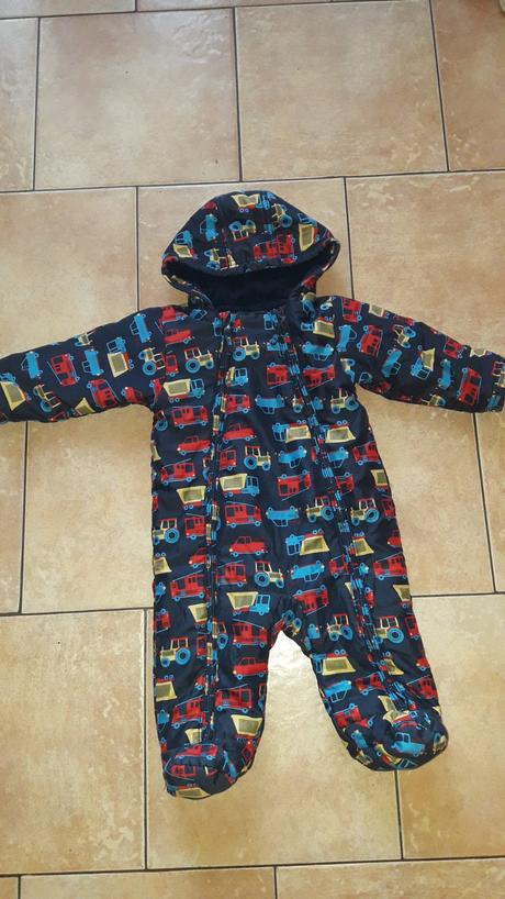 Zimný overal 6-9mes., 74