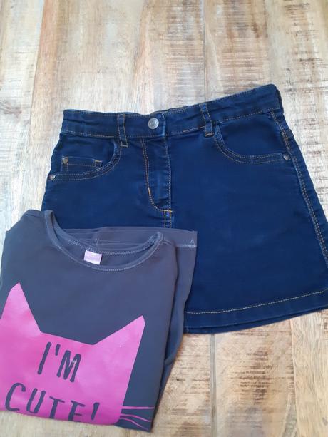 Tricko + sukna, takko,122