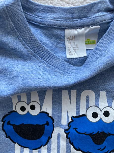 Sesame street tričko v.92, h&m,92