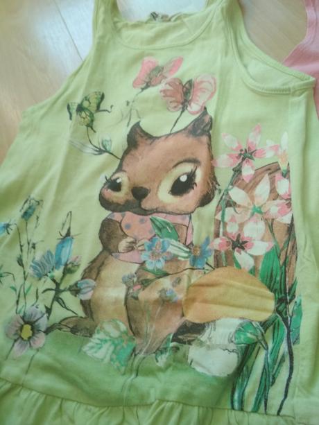 Šatky 4 kusy, h&m,122