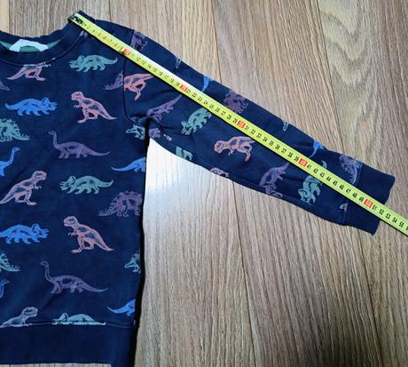 Mikina s dinosaurami 6-8 rokov, h&m,128