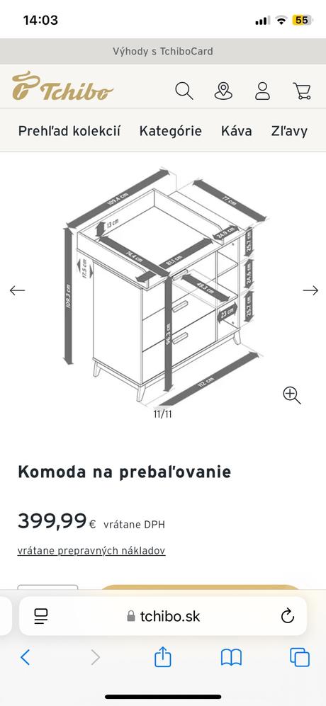 Prebaľovacia komoda, 