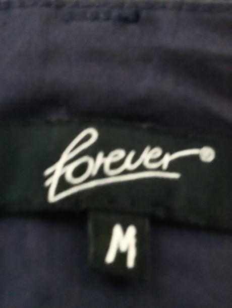 Dámska krátka modrá elastická sukňa, forever, m