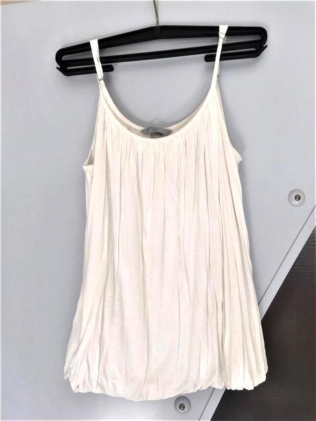Dámske tielko s balónovým spodným lemom, h&m,m