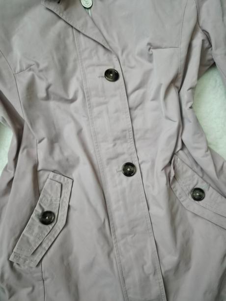 Elegantný kabátik na gombíkya zip, s vreckami, l