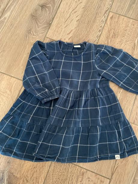 Lindex kárované šaty 86/92, lindex,86
