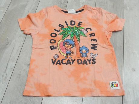 Tričko s palmou, h&m,110