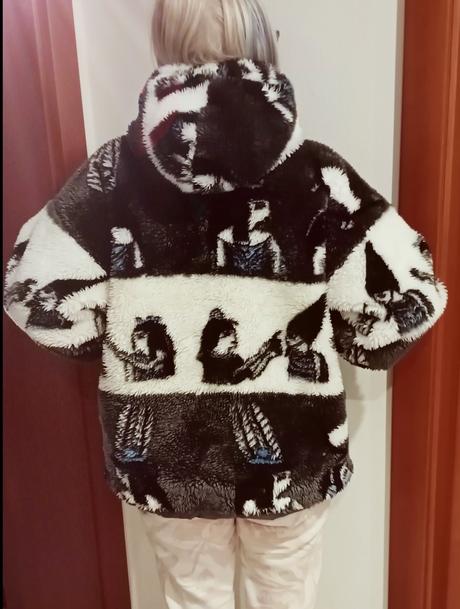 Extra teplá huňatá bundička, m