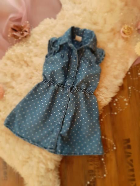 Bodkované rifľové šatky, kiki&koko,92