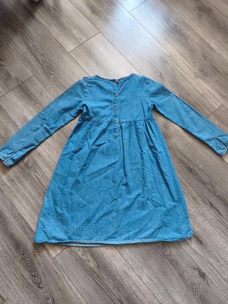 Riflové folk šaty, lupilu,128