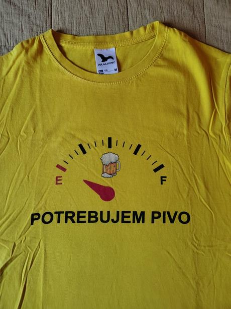 Tričko potrebujem pivo, m