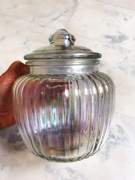 Starožitná perleťová veľká dóza, 