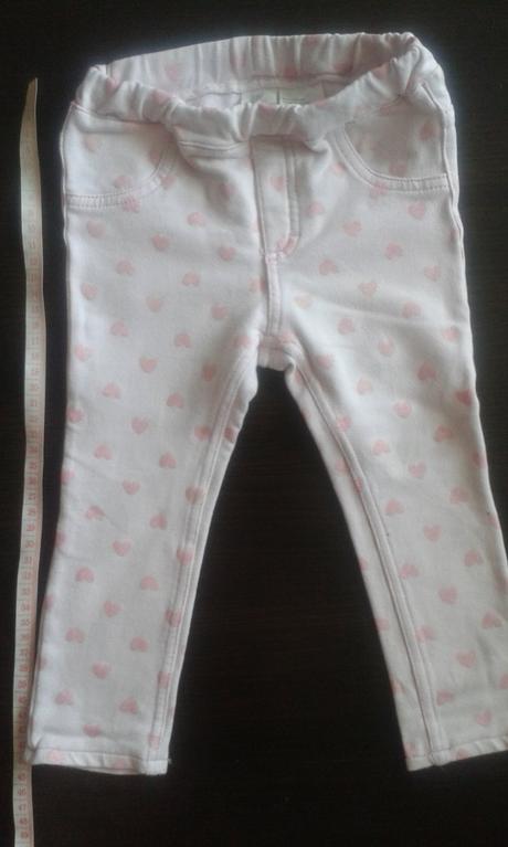 Srdiečkové leginy/nohavice, h&m,92