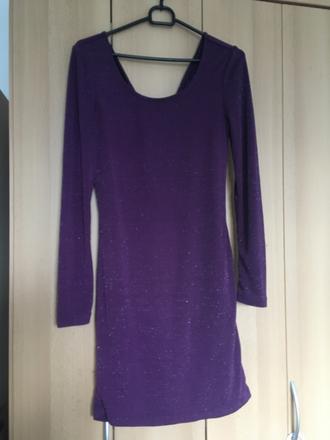 Fialove šaty amisu, amisu,38