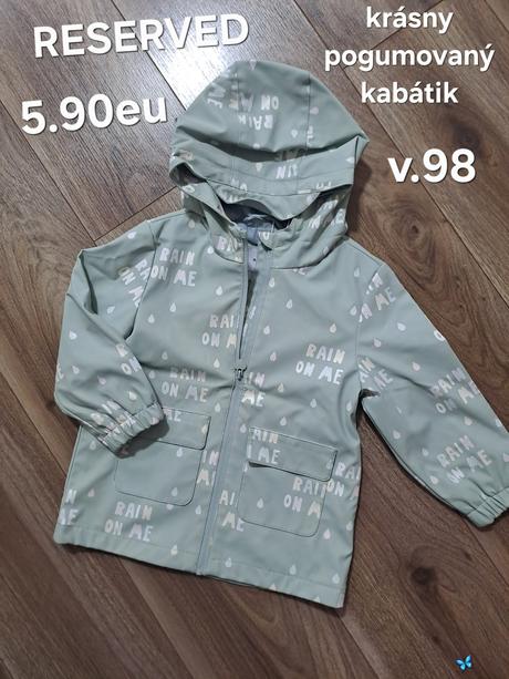 Pogumovaný kabatik reserved, reserved,98