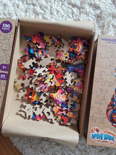 Drevené puzzle woodlika, 